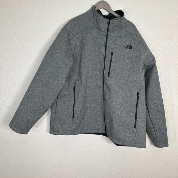 The North Face Other - The North Face Apex Barrier Soft Shell Jacket Windwall Gray FullZip size XXXL